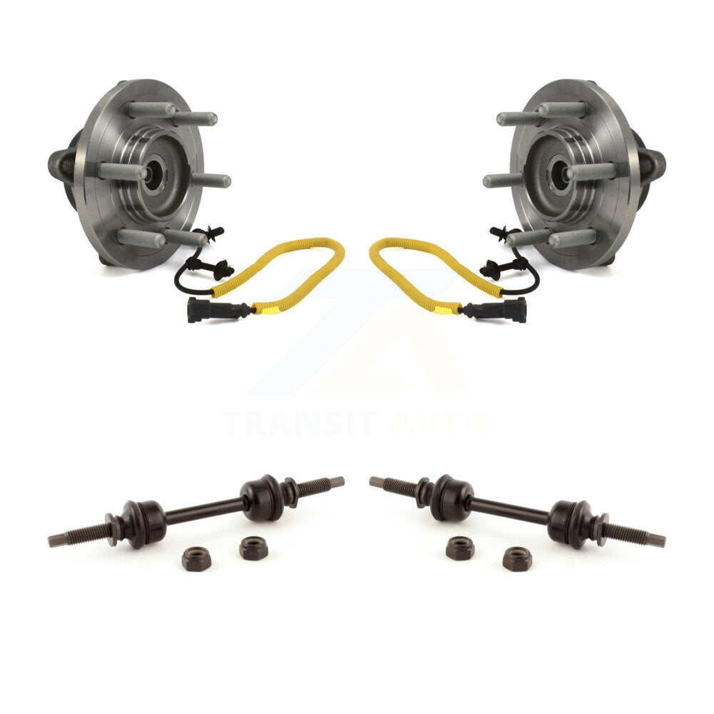 Hub Bearing Assembly And Link Front Kit For Ford F-150