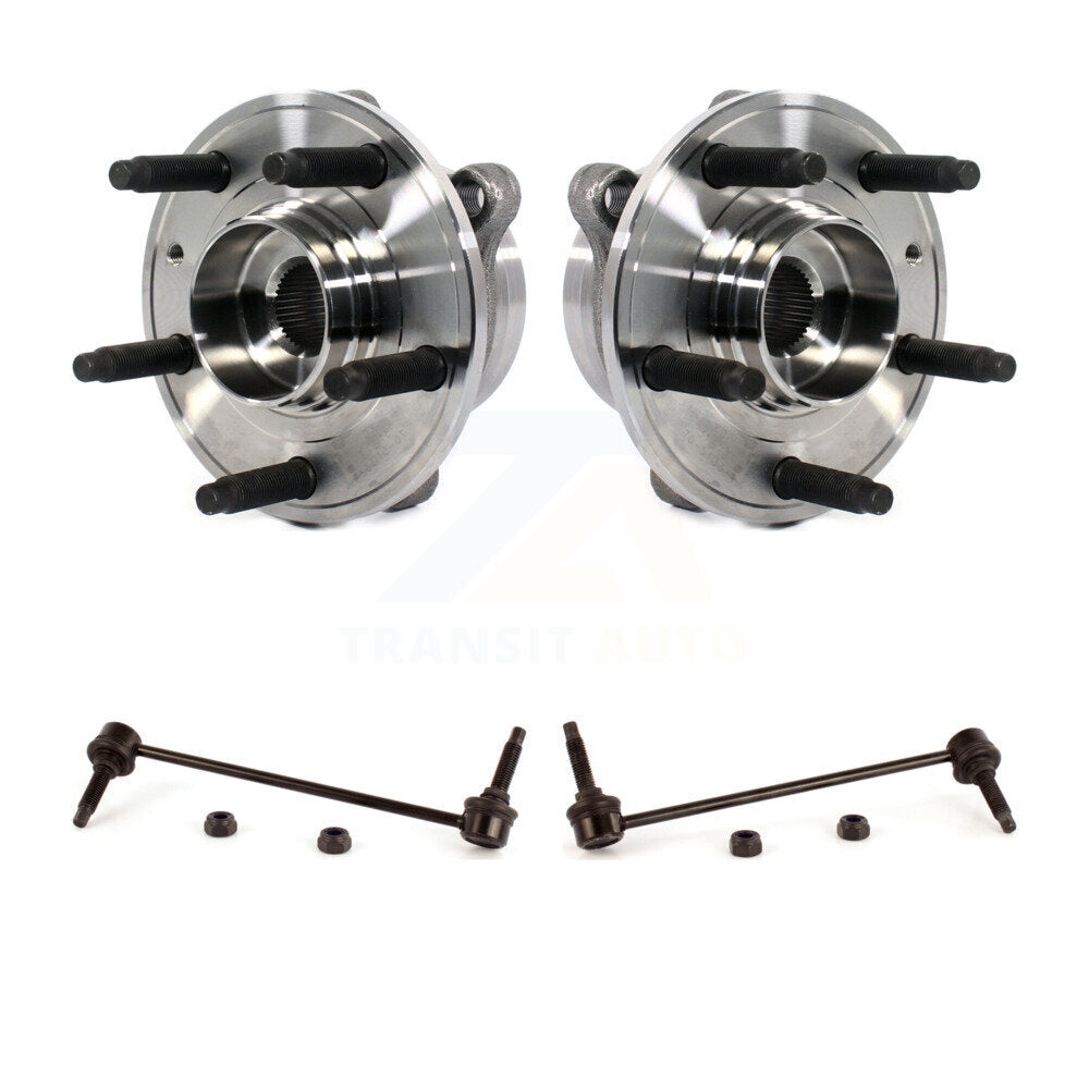 Hub Bearing Assembly And Link Front Kit For Ford Taurus Police Interceptor Sedan