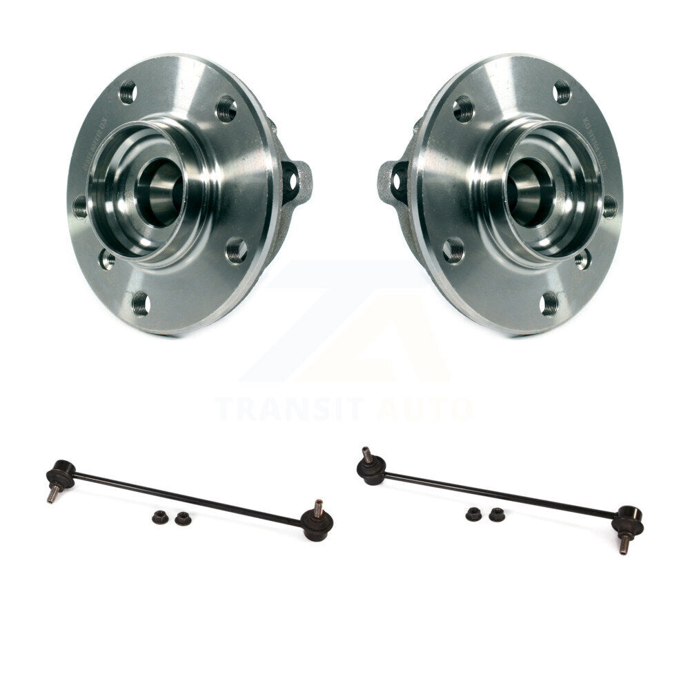 Hub Bearing Assembly And Link Front Kit For 2013 BMW 328i xDrive Coupe with 2.0L
