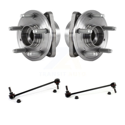 Hub Bearing Assembly And Link Front Kit For 2016-2019 Chevrolet Cruze Volt