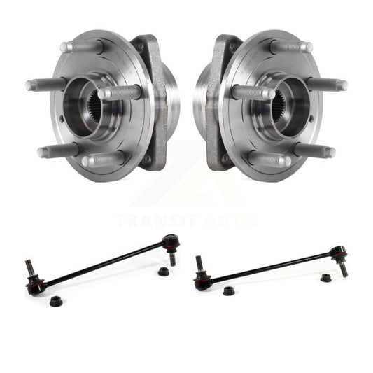 Hub Bearing Assembly And Link Front Kit For 2016-2019 Chevrolet Cruze Volt