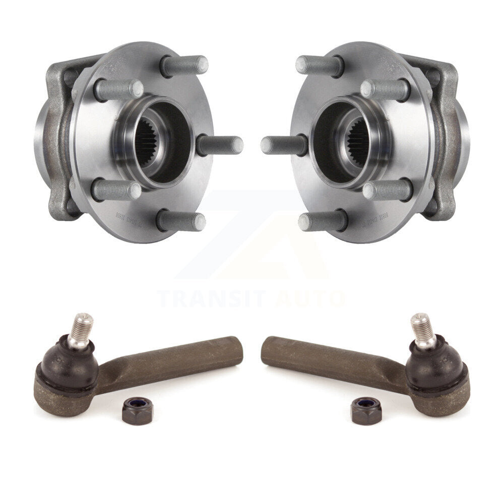 Wheel Bearing And Tie Rod End Front Kit For Subaru Crosstrek Forester Impreza XV