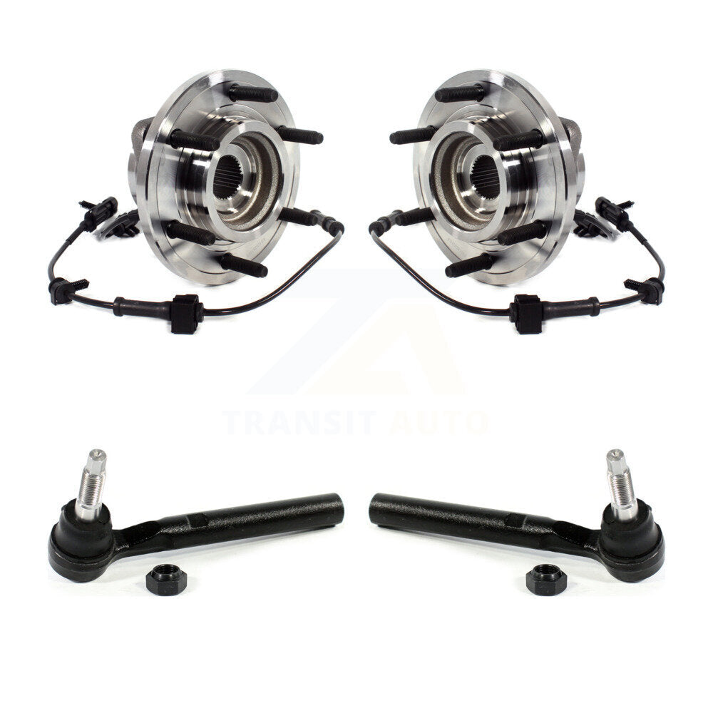 Wheel Bearing And Tie Rod End Front Kit For 2009-2010 Hummer H3T H3