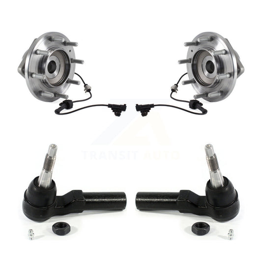 Wheel Bearing & Tie Rod End Front Kit For GMC Sierra 3500 HD Chevrolet Silverado