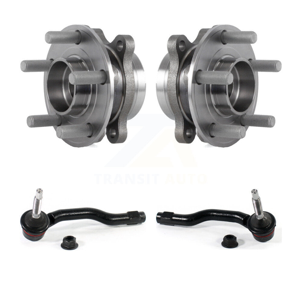 Wheel Bearing & Tie Rod End Front Kit For Ford Edge Fusion Lincoln Nautilus MKX