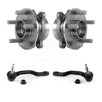 Wheel Bearing & Tie Rod End Front Kit For Ford Edge Fusion Lincoln Nautilus MKX