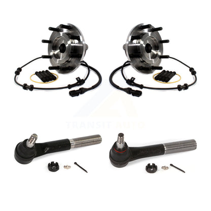 Wheel Bearing And Tie Rod End Front Kit For Ford F-350 Super Duty F-250 RWD