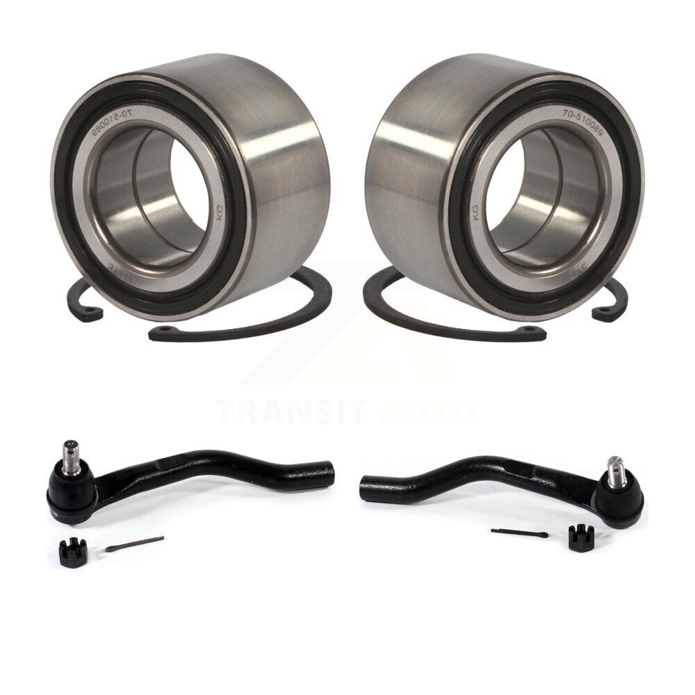 Wheel Bearing And Tie Rod End Front Kit For Honda Civic