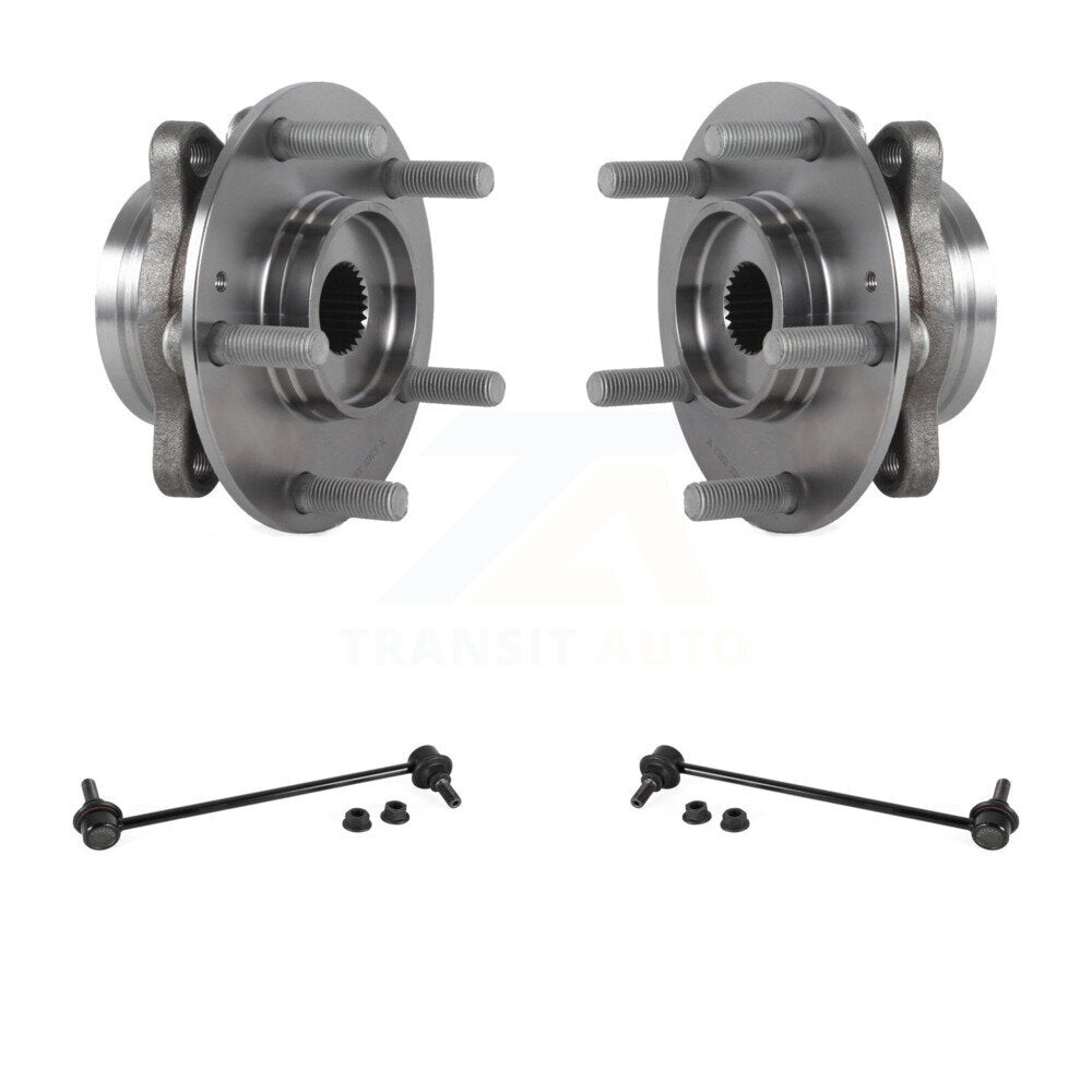 Hub Bearing Assembly & Link Front Kit For Hyundai Elantra Kia Forte Ioniq Forte5