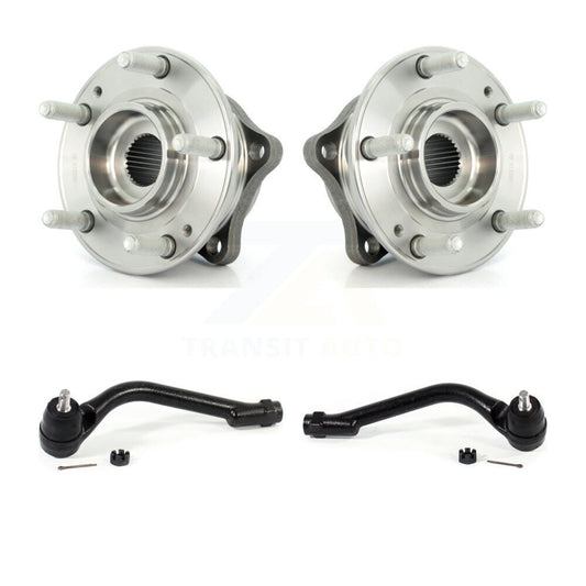 Wheel Bearing And Tie Rod End Front Kit For Hyundai Santa Fe Sport Kia Sorento