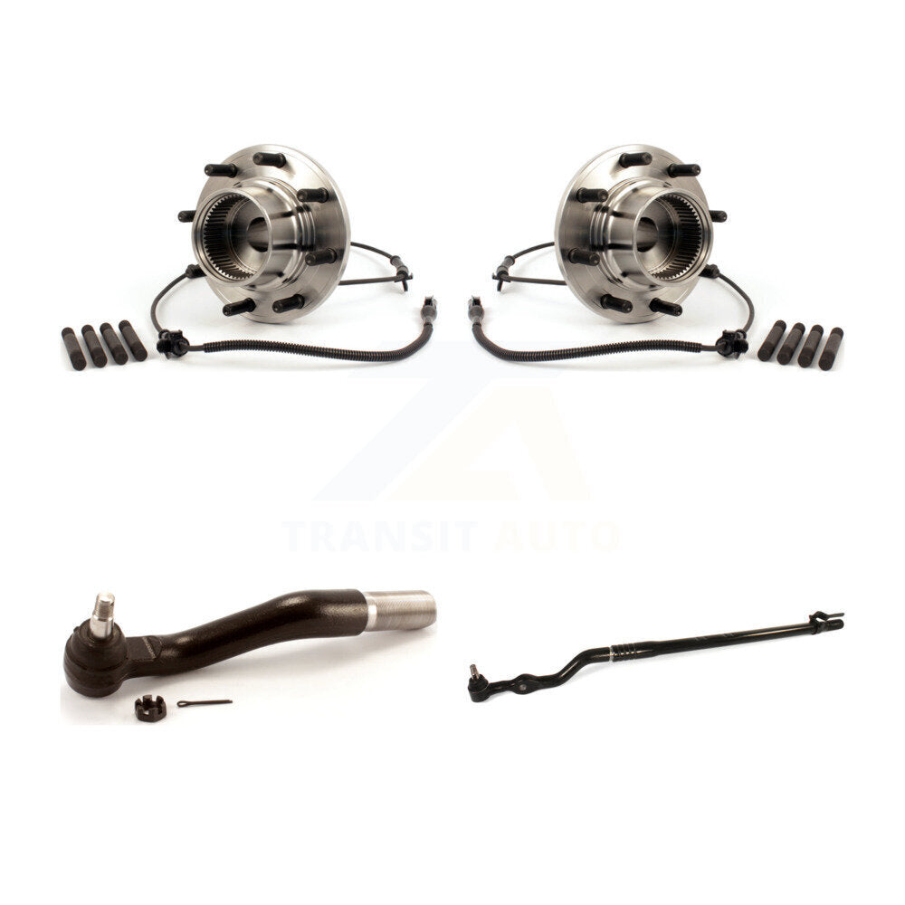 Wheel Bearing And Tie Rod End Front Kit For Ford F-350 Super Duty F-250