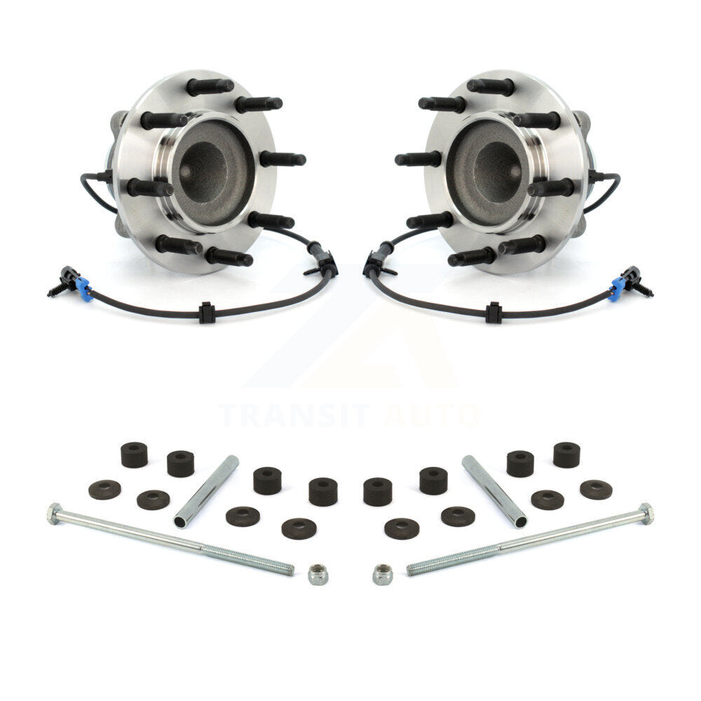 Hub Bearing Assembly & Link Front Kit For GMC Chevrolet Savana 2500 Express 3500