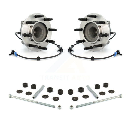 Hub Bearing Assembly & Link Front Kit For GMC Chevrolet Savana 2500 Express 3500