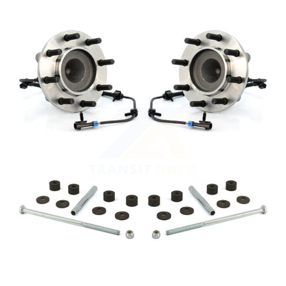 Hub Bearing Assembly & Link Front Kit For Chevrolet Express 3500 GMC Savana 4500