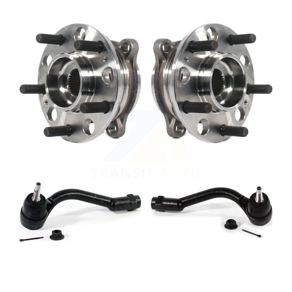 Wheel Bearing And Tie Rod End Front Kit For 2016-2020 Kia Sorento