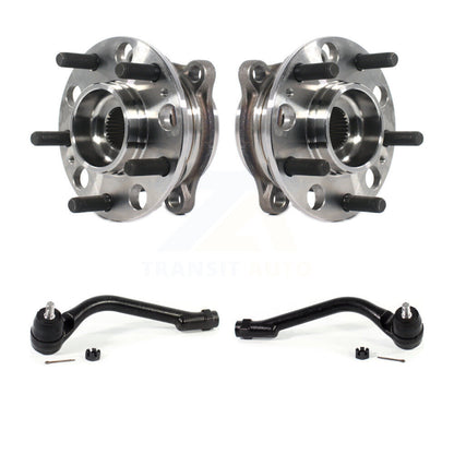 Wheel Bearing And Tie Rod End Front Kit For 2015-2018 Hyundai Santa Fe Sport