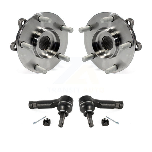 Wheel Bearing And Tie Rod End Front Kit For 2013-2016 Mazda CX-5