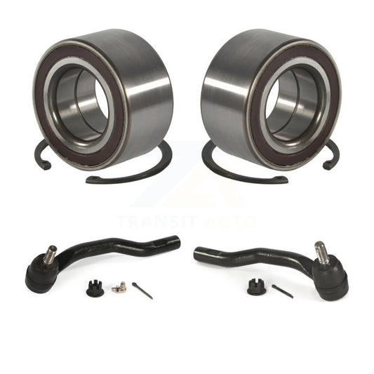 Wheel Bearing And Tie Rod End Front Kit For 2009-2013 Mazda 6 2.5L