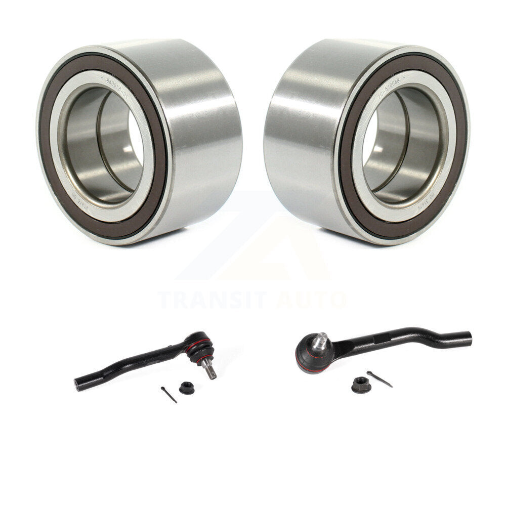 Wheel Bearing And Tie Rod End Front Kit For 2017-2019 Honda Ridgeline