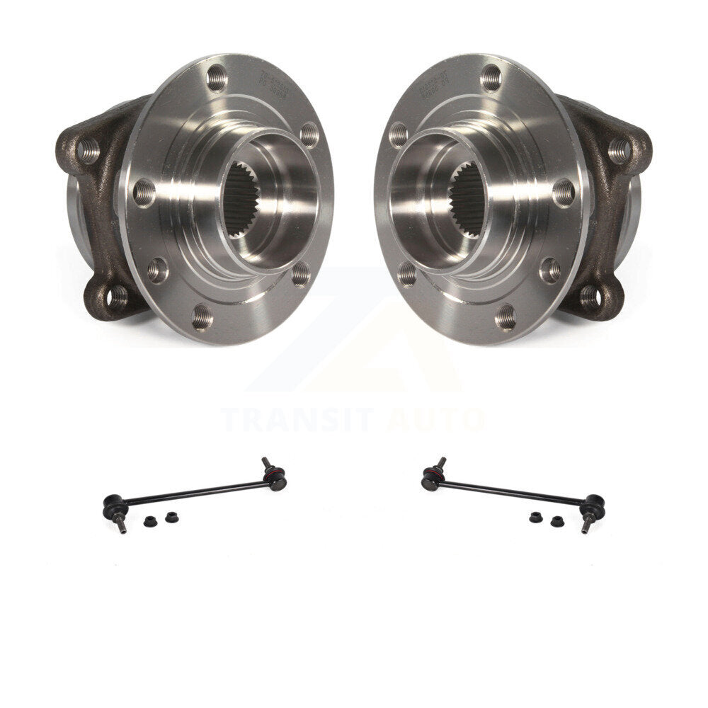 Hub Bearing Assembly & Link Front Kit For Jeep Cherokee With Off Road Suspension