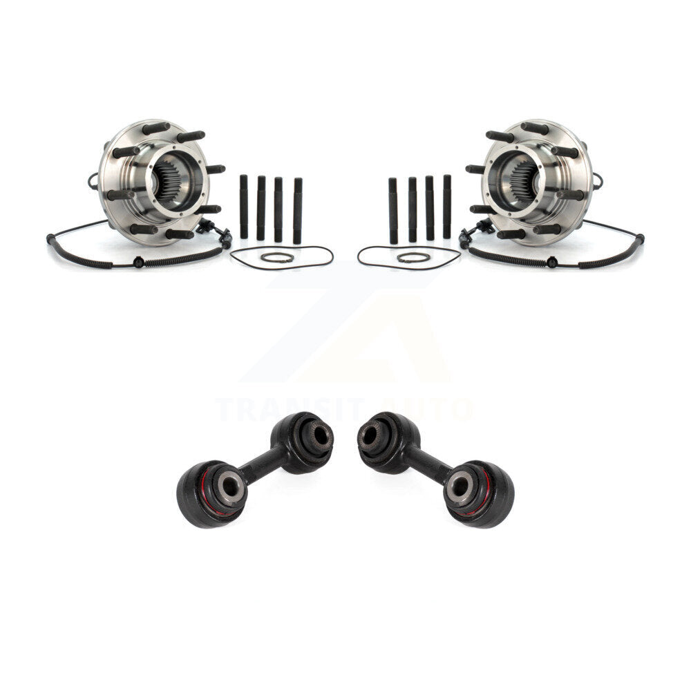 Hub Bearing Assembly Link Front Kit For Ford F-350 Super Duty F-250 F-450 F-550