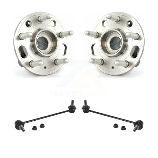 Hub Bearing Assembly & Link Front Kit For Buick LaCrosse Regal Cadillac XTS Saab