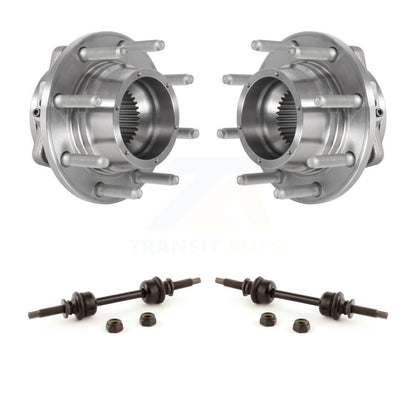 Hub Bearing Assembly And Link Front Kit For Ford F-350 Super Duty F-250 4WD