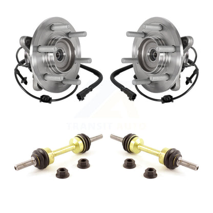 Hub Bearing Assembly & Link Front Kit For Ford Expedition Lincoln Navigator 4WD
