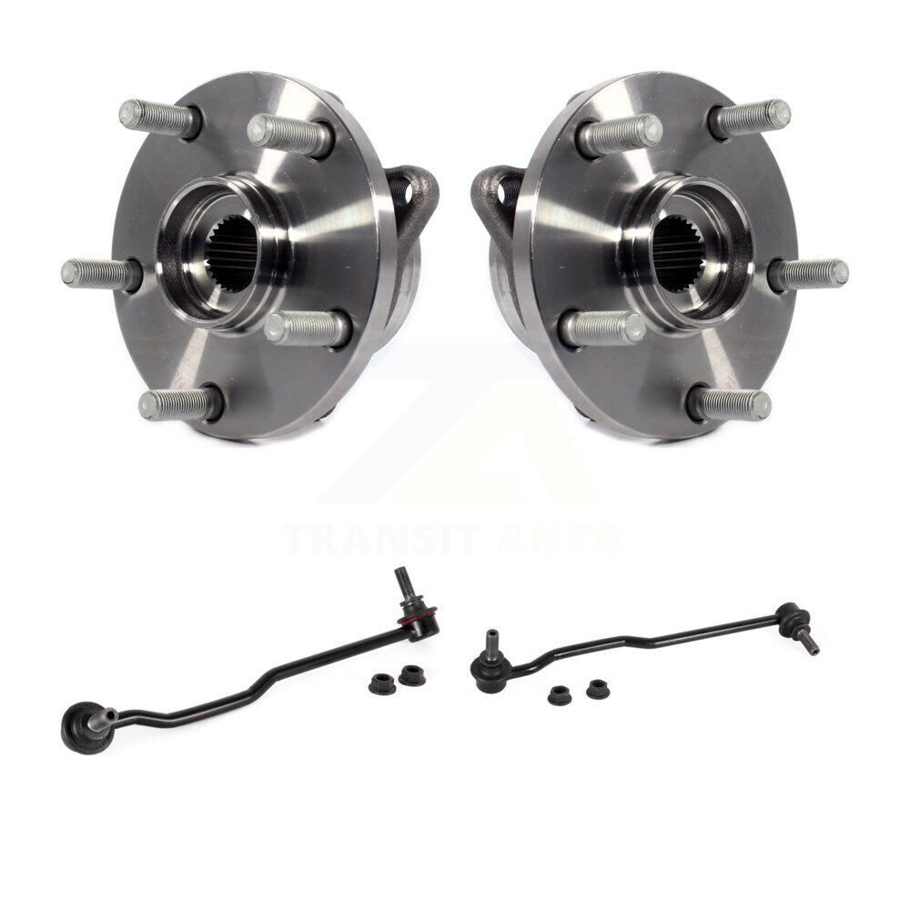 Hub Bearing Assembly And Link Front Kit For 2015-2019 Subaru Outback Legacy