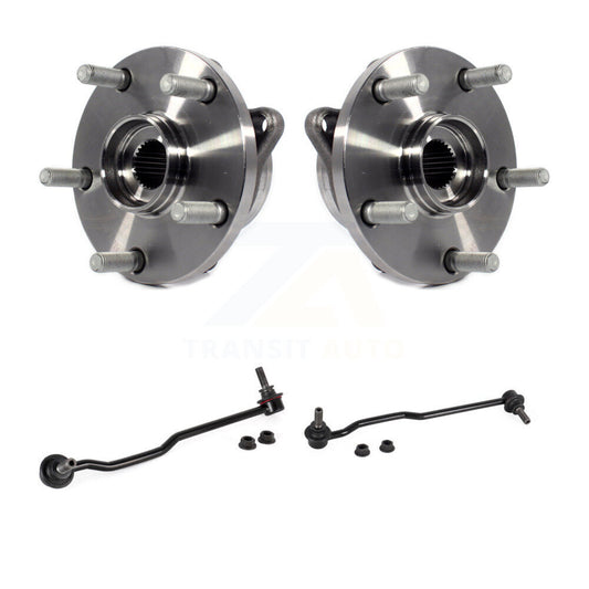 Hub Bearing Assembly And Link Front Kit For 2015-2019 Subaru Outback Legacy