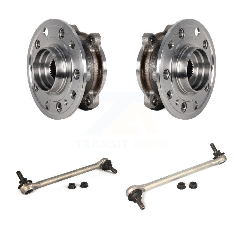 Hub Bearing Assembly & Link Front Kit For 2017 Mercedes-Benz E400 Coupe with AWD