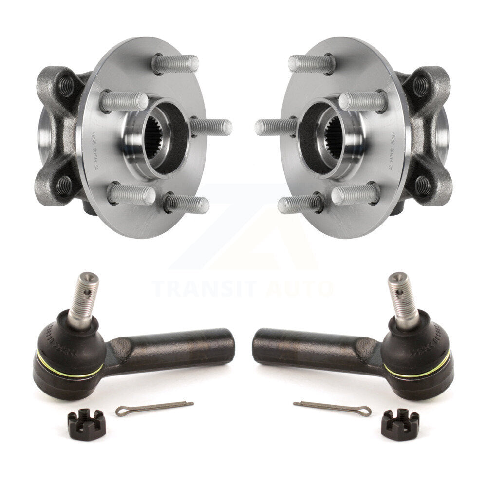 Wheel Bearing And Tie Rod End Front Kit For 2019 Toyota Corolla Sedan with 2.0L