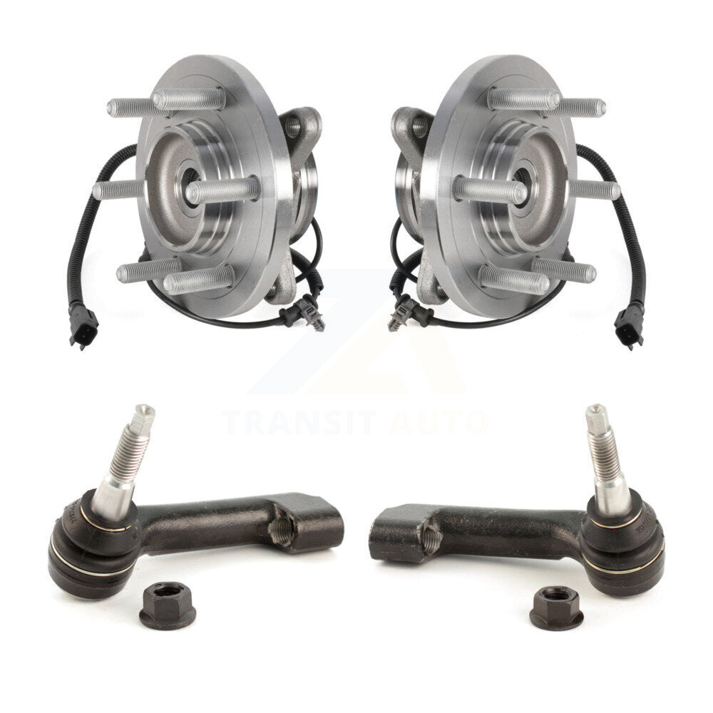 Wheel Bearing & Tie Rod End Front Kit For Ford Expedition Lincoln Navigator 4WD