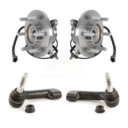 Wheel Bearing & Tie Rod End Front Kit For Ford Expedition Lincoln Navigator 4WD