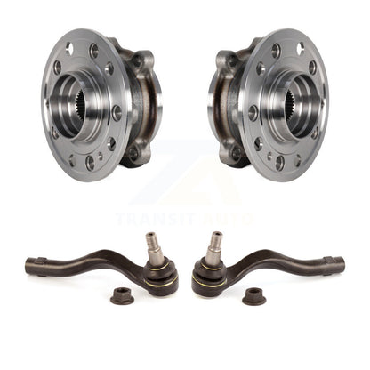 Wheel Bearing Tie Rod End Front Kit For 17-18 Mercedes-Benz E400 Coupe with AWD