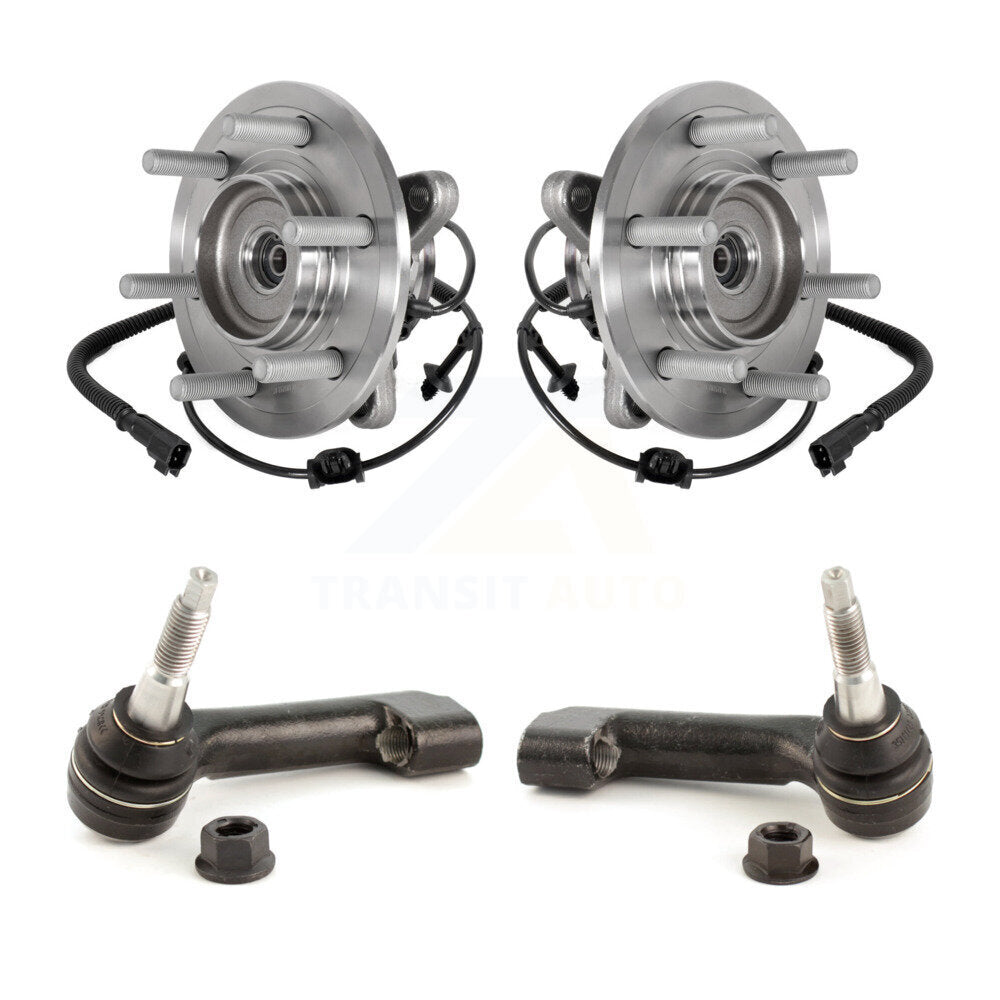 Wheel Bearing & Tie Rod End Front Kit For Ford Expedition Lincoln Navigator 4WD