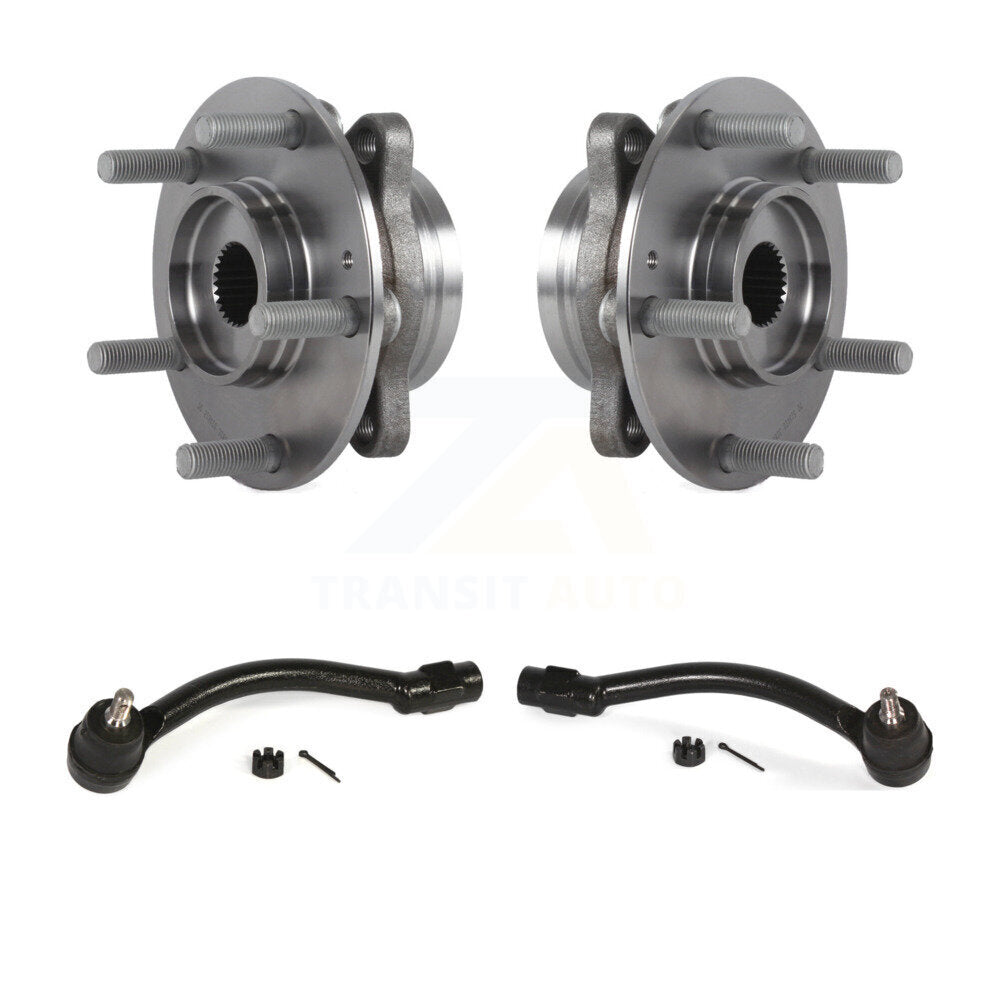 Wheel Bearing And Tie Rod End Front Kit For 2017 Hyundai Elantra GT