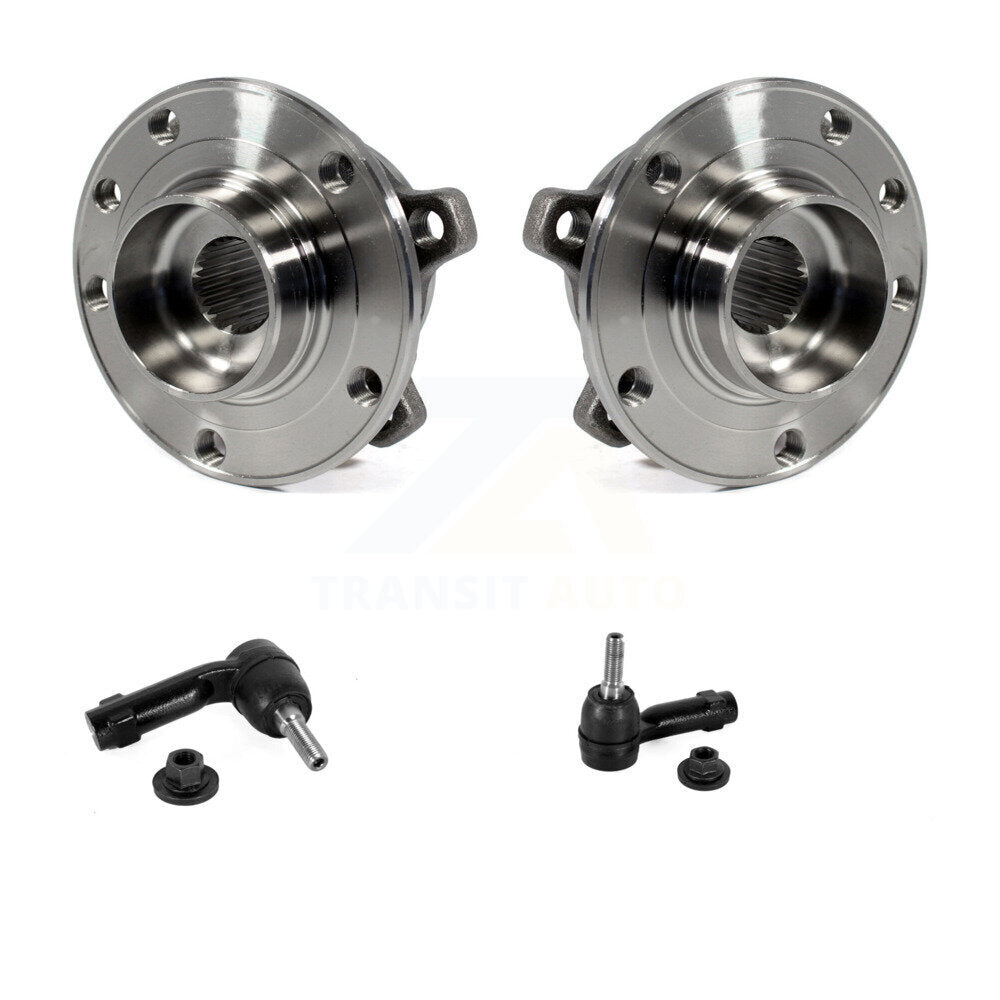 Wheel Bearing And Tie Rod End Front Kit For Jeep Cherokee