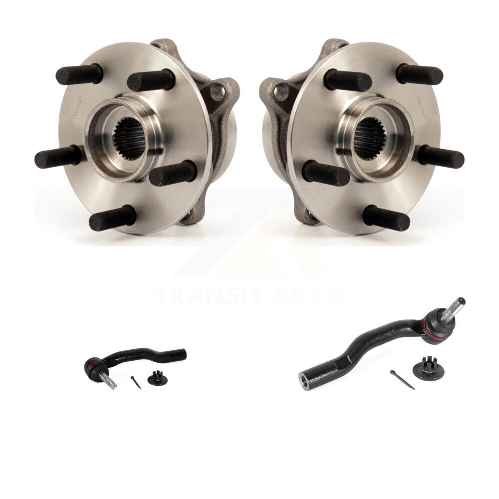 Wheel Bearing And Tie Rod End Front Kit For Toyota Prius Lexus CT200h Plug-In