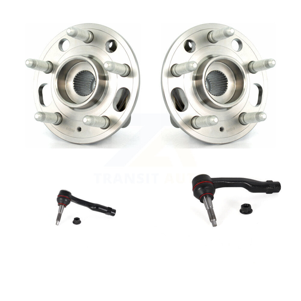 Wheel Bearing And Tie Rod End Front Kit For Chevrolet Malibu Limited