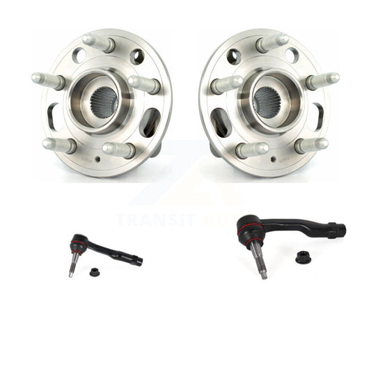 Wheel Bearing And Tie Rod End Front Kit For Chevrolet Malibu Limited