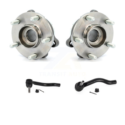 Wheel Bearing & Tie Rod End Front Kit For Nissan Pathfinder Murano INFINITI QX60