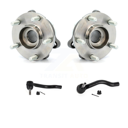 Wheel Bearing & Tie Rod End Front Kit For Nissan Pathfinder Murano INFINITI QX60
