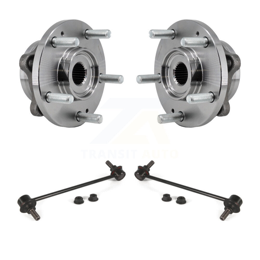 Hub Bearing Assembly And Link Front Kit For 2017-2019 Kia Soul