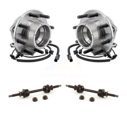 Hub Bearing Assembly And Link Front Kit For Ford F-350 Super Duty 4WD