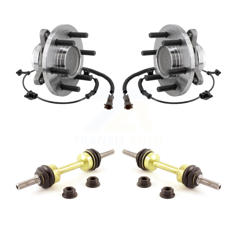 Hub Bearing Assembly Link Front Kit For Ford F-150 Expedition Lincoln Navigator
