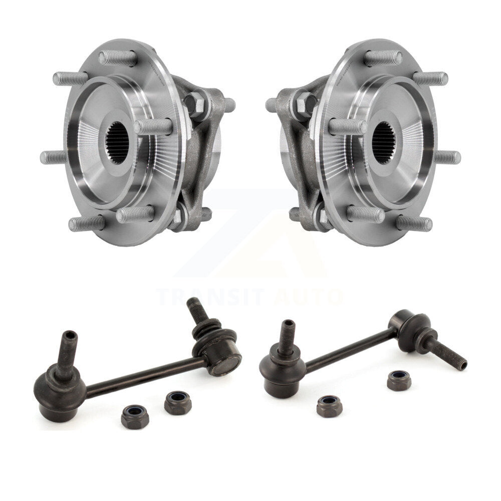 Hub Bearing Assembly And Link Front Kit For 2005-2023 Toyota Tacoma 4WD