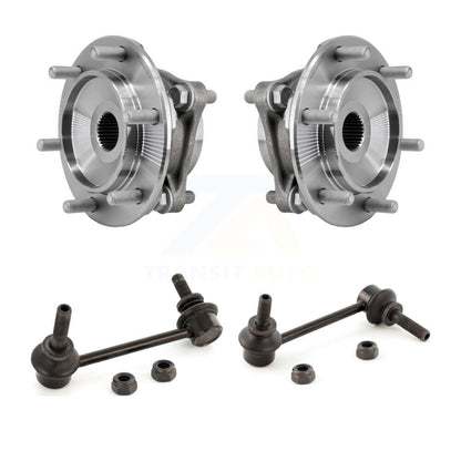 Hub Bearing Assembly And Link Front Kit For 2005-2023 Toyota Tacoma 4WD