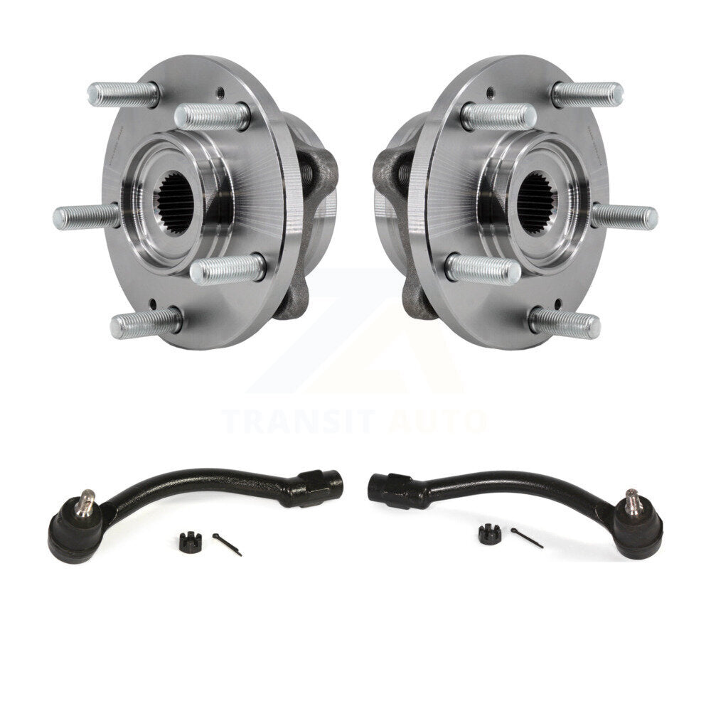 Wheel Bearing And Tie Rod End Front Kit For 2017-2019 Kia Soul
