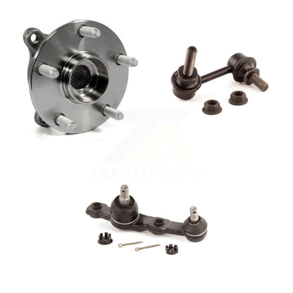 Hub Bearing Lower Ball Joint & Sway Bar Link Front Left Kit For Lexus RC350 AWD